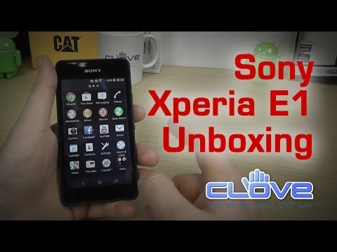 Sony Xperia E1 Unboxing