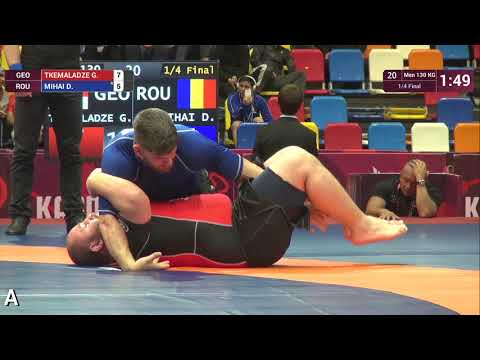 1/4 Men - +100 kg: G. TKEMALADZE (GEO) v. D. MIHAI (ROU)
