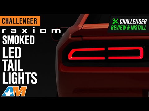 2008-2014 Challenger Raxiom Smoked LED Tail Lights Review & Install
