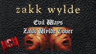 Evil Ways By Machine Gun Man | Zakk Wylde/BLS Acoustic Cover (Machetes Pub)