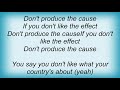 Funkadelic - If You Don't Like The Effects, Don't Produce The Cause Lyrics