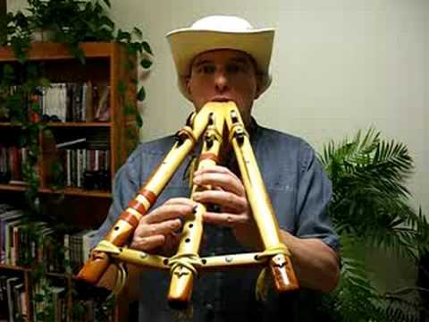 Triple Flute Improv #1 - More Native American-style Flute