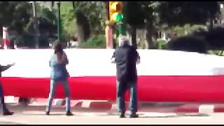 Hinchas de River presentaron 'la bandera más larga de La Pampa'