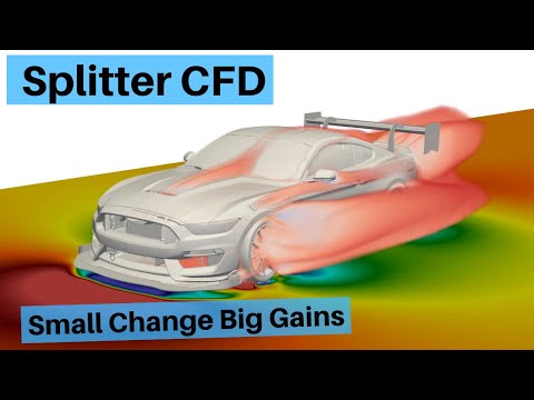 Splitter CFD- Small Changes, 4x the Downforce (Almost)