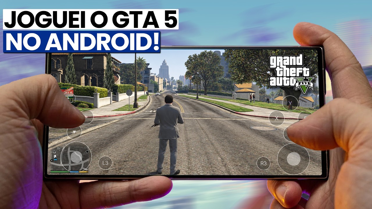 FINALMENTE JOGUEI o "PORT" do GTA 5 PARA ANDROID