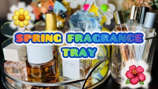 SPRING PERFUME TRAY #perfume #fragrancefriday #fragrance #perfumetray