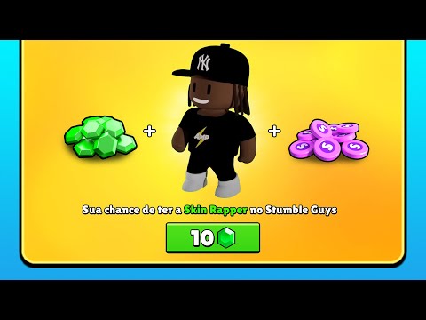 A SKIN MAIS RARA CHEGOU NO STUMBLE GUYS 😍
