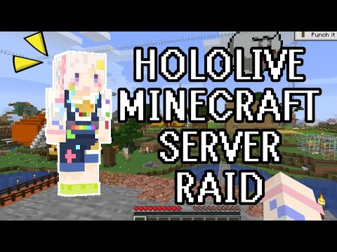 [MINECRAFT]The Raid of Hololive Server, let's get started[hololiveID]