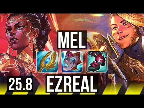 MEL & Senna vs EZREAL & Nami (ADC) | NA Grandmaster | 25.8