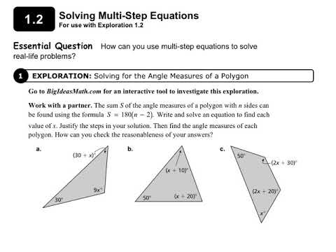 Alg1, 1.2: Solving Multi-Step Equations