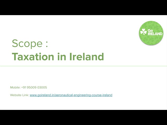 Scope of Taxation in Ireland