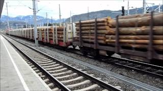 preview picture of video 'Treinen, trains, Züge, Villach, Villach Westbahnhof, Kärnten, Östereich, Austria, 25 april 2012'