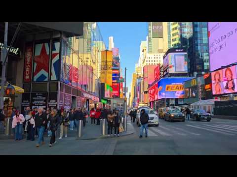 Manhattan  March 2026 Crazy Crowds in Times Square NYC 🎄 Walking Through New York