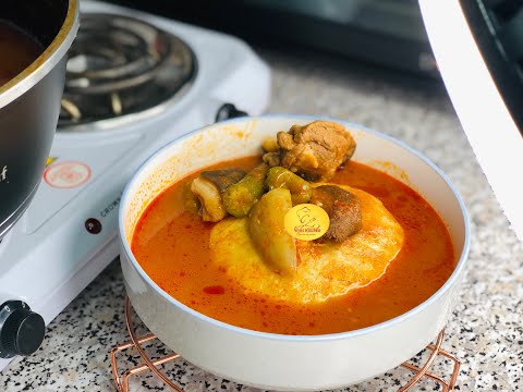 HOW TO MAKE  Ghanaian GOAT MEAT LIGHT SOUP/aponkye nkrakra  / Goat Meat pepper soup easy but tasty