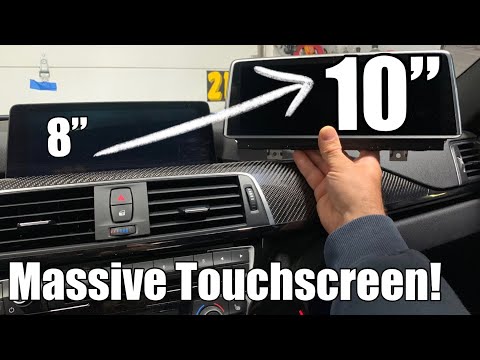 BMW Oversized TOUCHSCREEN install: DIY upgrade guide for F80, F82, F83, F30, F32 (coding included)