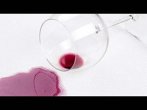 Wie entfernt man Rotweinflecken