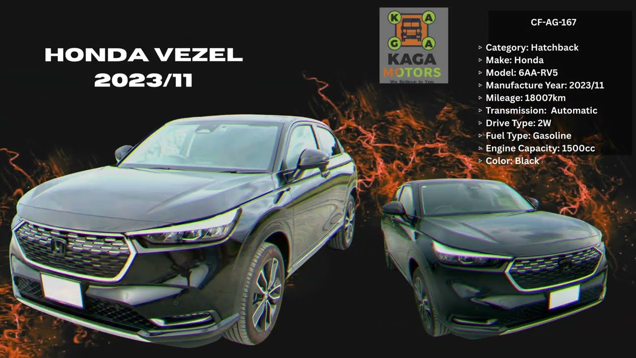 HONDA VEZEL 2023/11  (CF-AG-167)