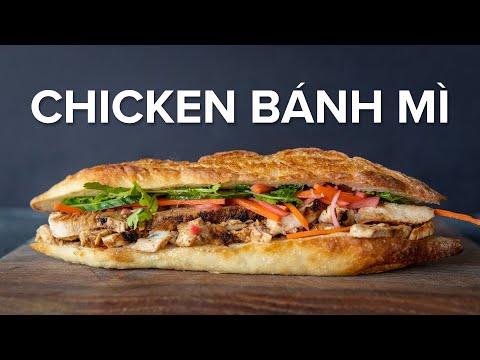 A (kind of traditional) Chicken Banh Mi