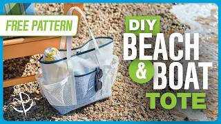 This Mesh Beach Tote is Easier Than You Think | Free Pattern