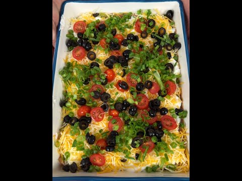 Taco 5 Layer Dip | Easy Party Appetizer Recipe