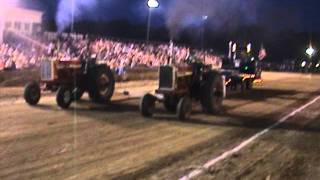preview picture of video 'Tractor pull double tree clermont county fair 2011'