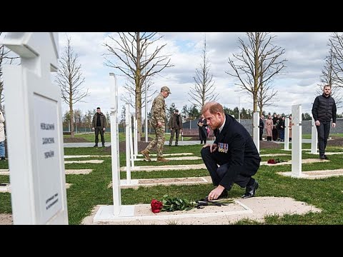 Video Thumbnail: Prince Harry visits Kyiv to back Ukraine and spotlight mine clearance