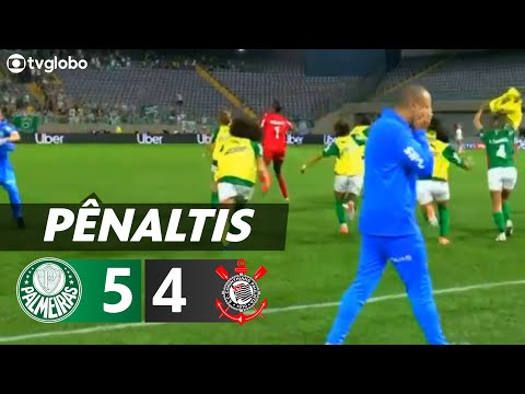 Pênaltis || Palmeiras 1 [5] x [4] 1 Corinthians - Final Supercopa Feminina - Globo RJ (07/02/26)