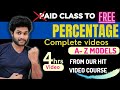 Basics of Percentage Timestamps for Tamil Aptitude Bank Exams | Kaneesh KR Logics