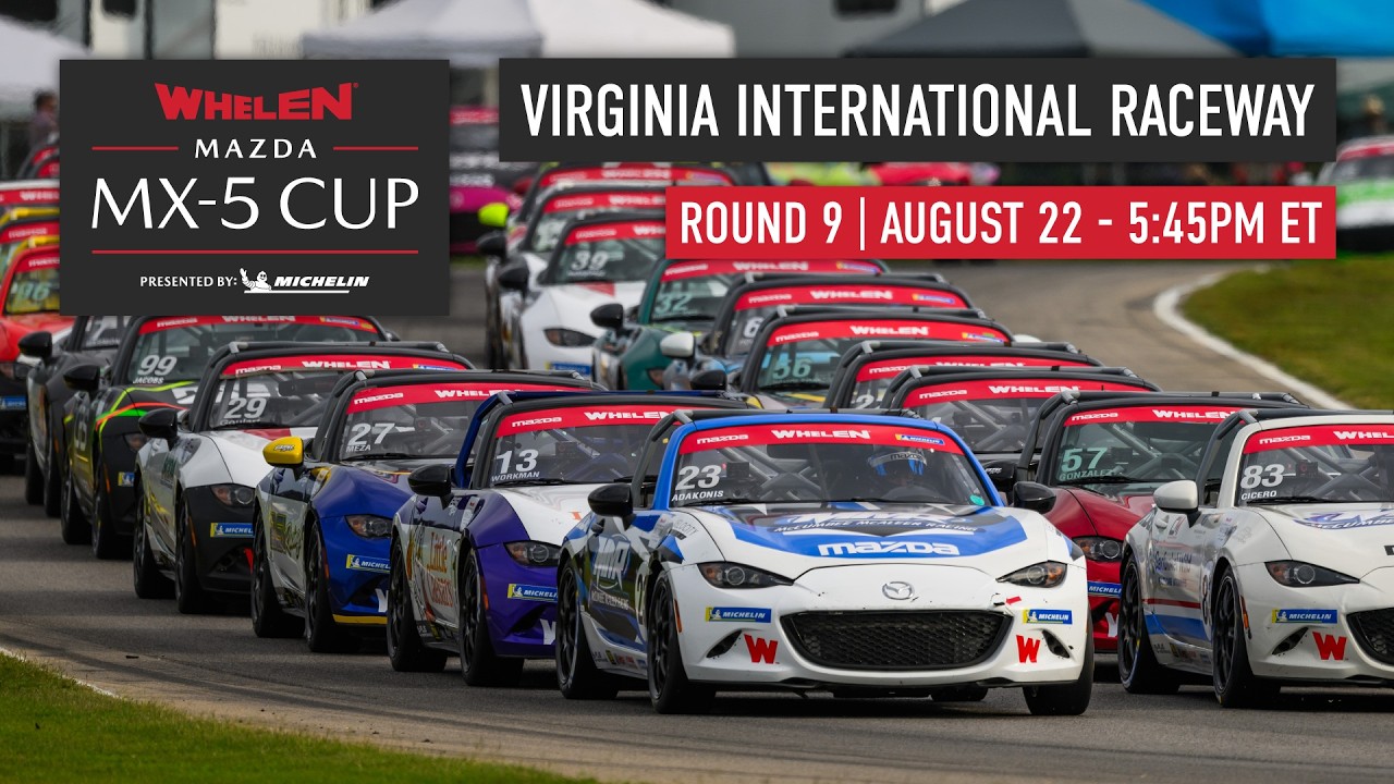 Mazda MX-5 Cup 2026 | Round 9 - VIR | Livestream