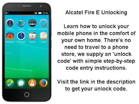 Unlock Alcatel Fire E (6015A 6015G 6015X) - SIM ME Lock