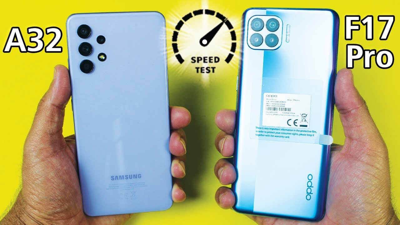 Samsung Galaxy A32 vs Oppo F17 Pro - Speed Test!