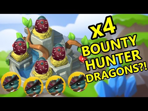 4 BOUNTY HUNTERS?! Hatching 2 BOUNTY HUNTER DRAGONS + Unlocking CHALLENGER! - DML #1475