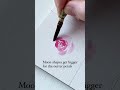 Easy watercolor flowers: part 4 - roses!