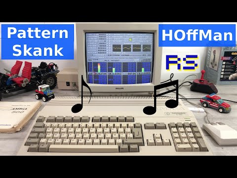 Amiga music: "Hoffman - Pattern Skank" on real hardware