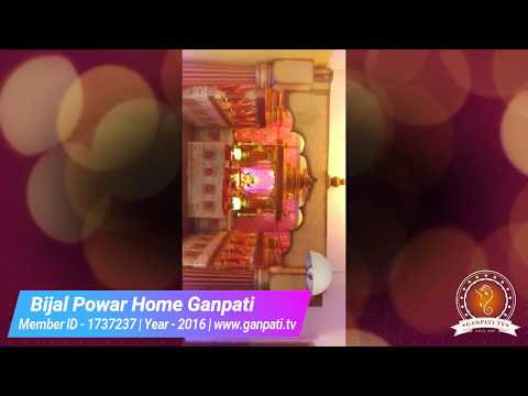 Bijal Powar Home Ganpati Decoration Video