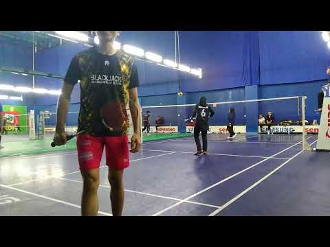 Badminton Mix Double A MT Weekly MuhibbahTeam Challenge - Ariffin / Syaza Vs / Sufyuddin / FarahLia