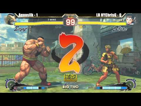 SSF4 AE 2012 Aquasilk vs LB NYChrisG - Big Two #10 Tournament