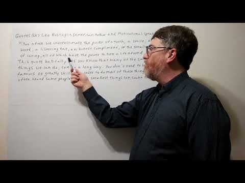 Tutor Nick P Quotes 66 - Leo Buscaglia - Too Often We Underestimate the Power of a Touch ...