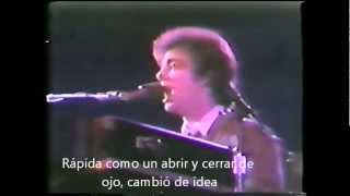 BILLY JOEL &quot;ALL FOR LEYNA&quot; (LIVE, 1979) SUBTITULADO AL ESPAÑOL