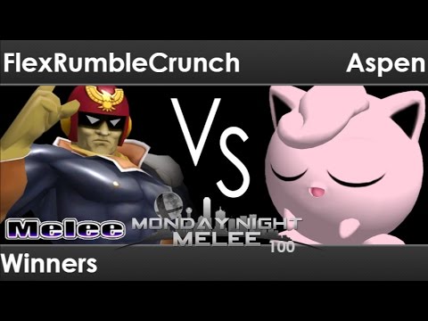 MNM 100 - GLUE | Flex RumbleCrunch (C Falcon) vs Aspen (Jigglypuff) Winners - Melee
