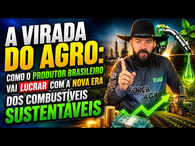 A Virada do Agro: Como o produtor brasileiro vai lucrar com a nova era dos combustíveis sustentáveis
