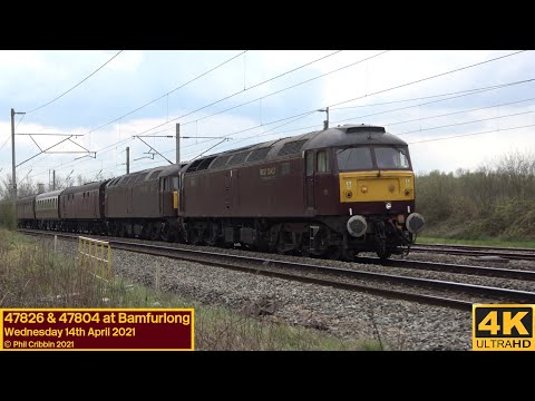 47826 & 47804 at Bamfurlong - 14th April 2021