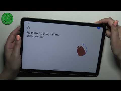 How to Enroll a Fingerprint on GOOGLE Pixel Tablet - Fingerprint Unlock