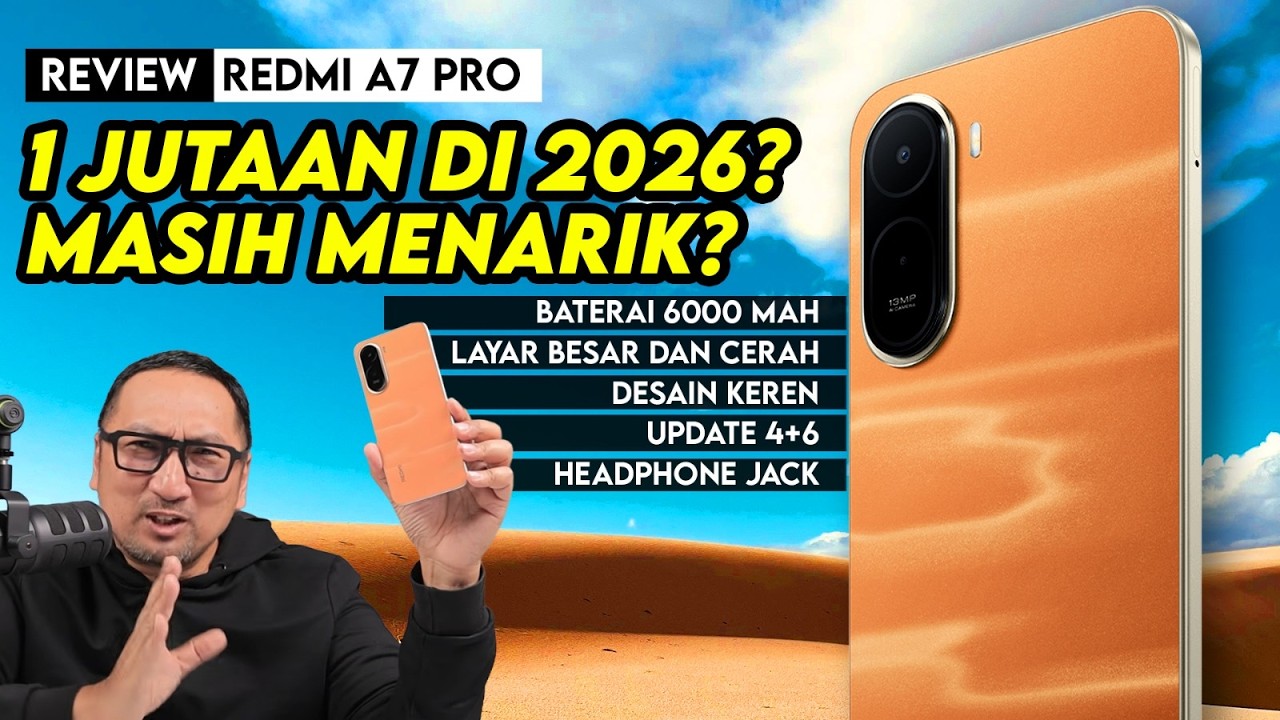 Baterai Awet, Layar Mantap, Desain Keren: Review Redmi A7 Pro