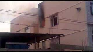 preview picture of video 'Incêndio na rua Adolfo Bergamini'