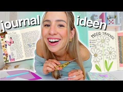 MARCH journal page ideas 🌸🌷🐛 Theme: New beginnings