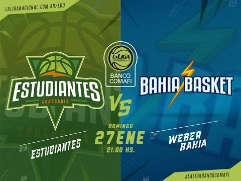 #LaLigadeDesarrollo | 27.01.2019 Estudiantes de Concordia vs. Bahía Basket