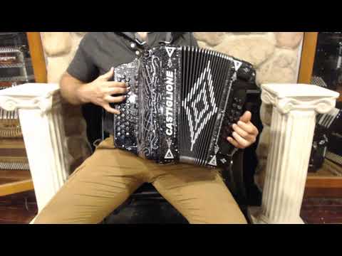 CAST9245AN - Nocturno Castiglione 9 Switch Diatonic Button Accordion ADG La 34 12 $2499