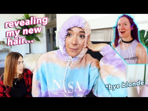 Revealing My NEW HAIR To My Roommates!!! *dying my hair cause quarantine