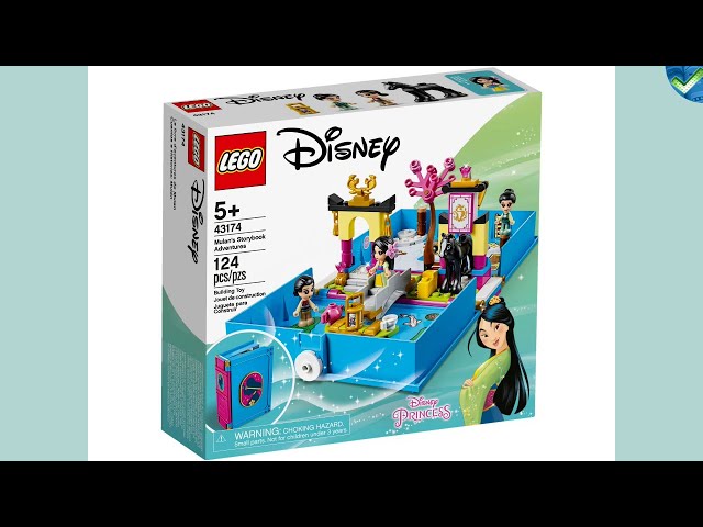 Vídeo relacionado con LEGO Disney Princess - Cuentos e Historias: Mulán Juguete Libro Personalizable con Pegatinas que se Abre de Juguete de la Película, Incluye a Muñeca Mulán, Li Shang, Grillo y el Caballo Khan (43174)